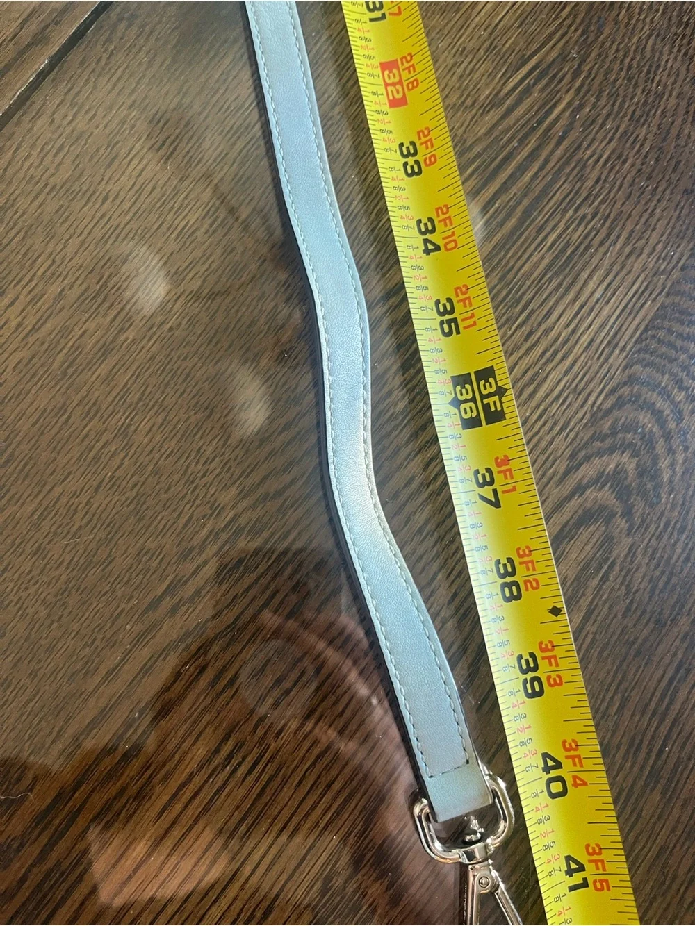 Michael Kors Blue Purse Strap with Nickel Hardware